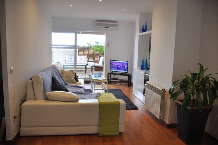 " Cachito " Penthouse Avec Terrasse, Parking, Wifi - Figueres