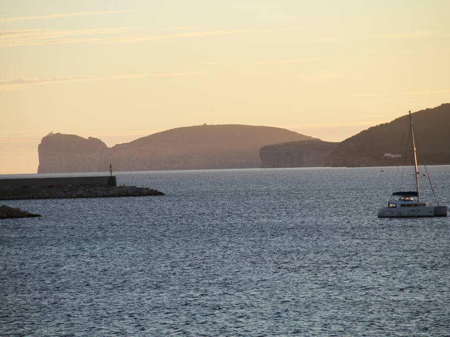 Capo Caccia al tramonto