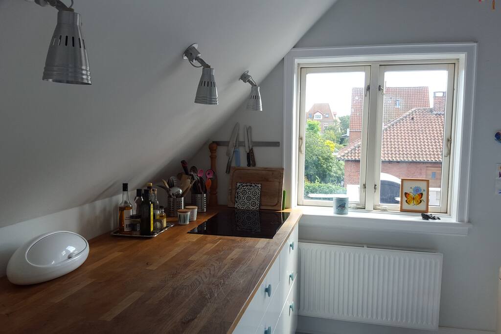 Kitchen and living room in one