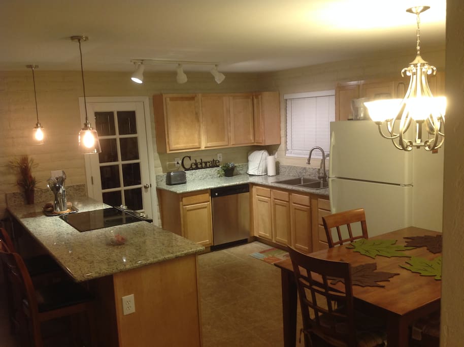 Roomy Kitchen with granite and large pantry