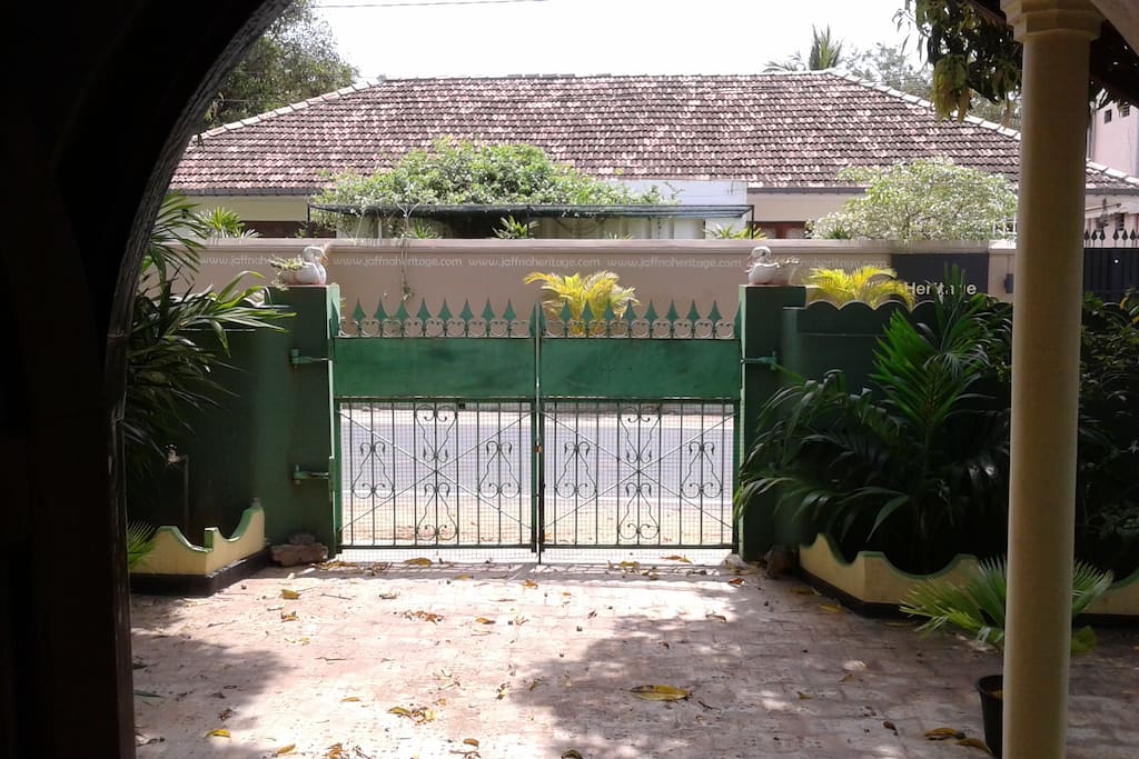the front gate
