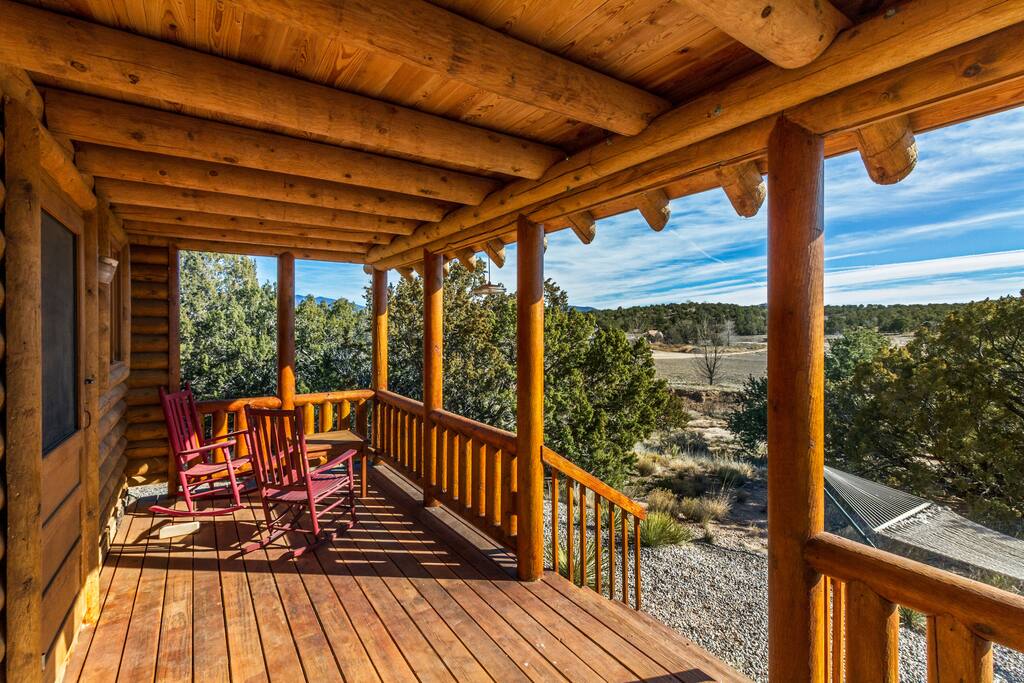 Enjoy your morning coffee or a glass of wine in the evening on your private deck.