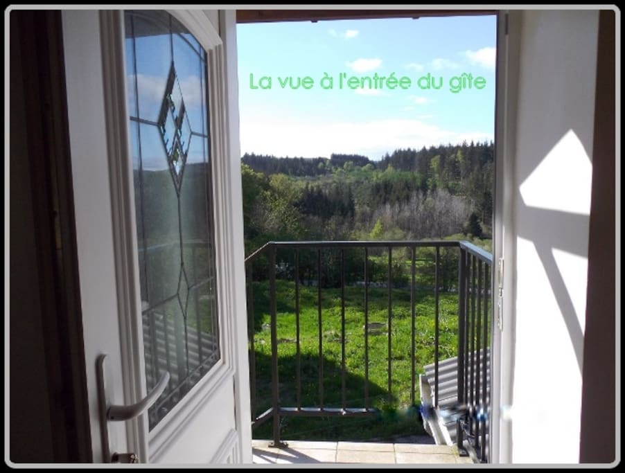 Vue du gîte
