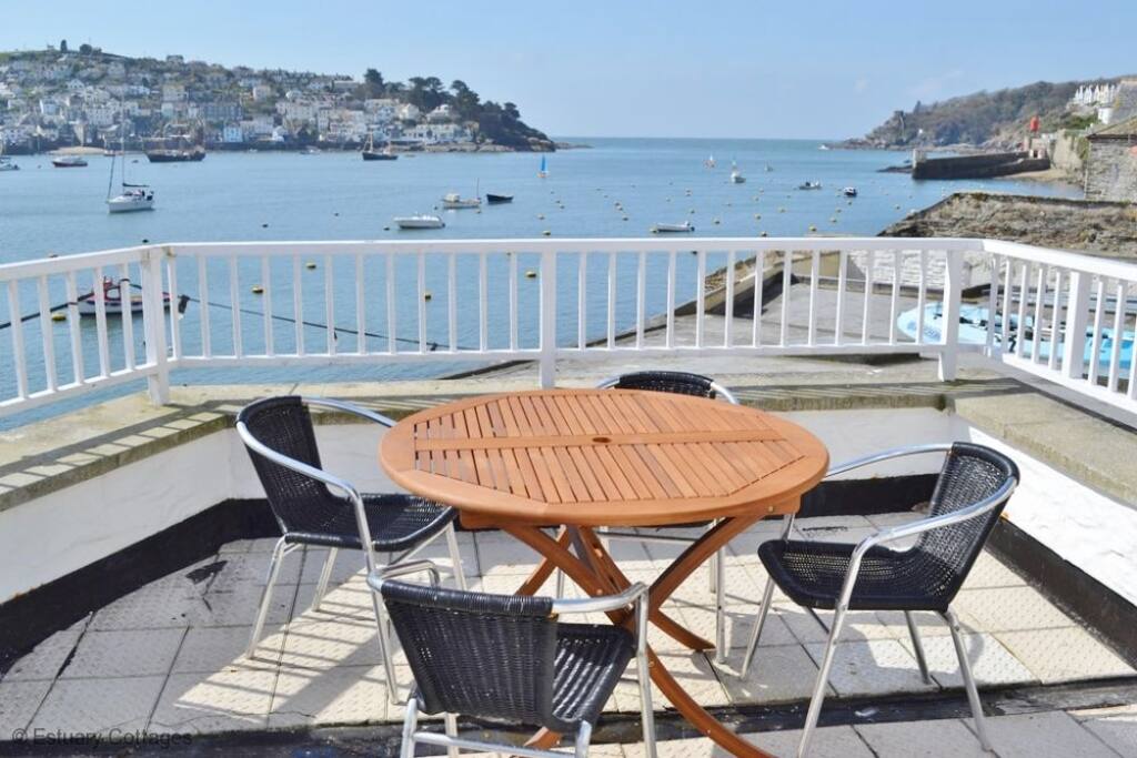 Waterfront balcony