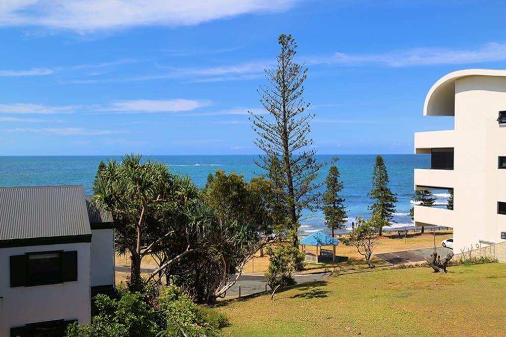 Ocean view from upstairs deck area