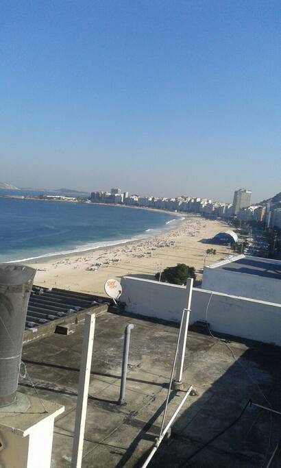 Vista da Cobertura do prédio (Posto 6)