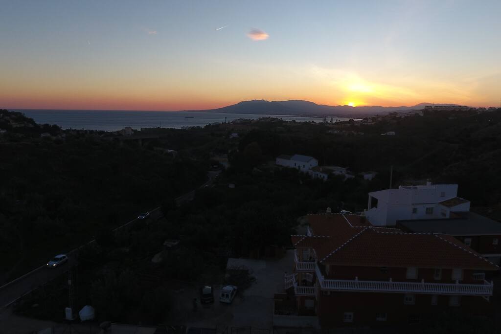 Vistas aéreas de la casa