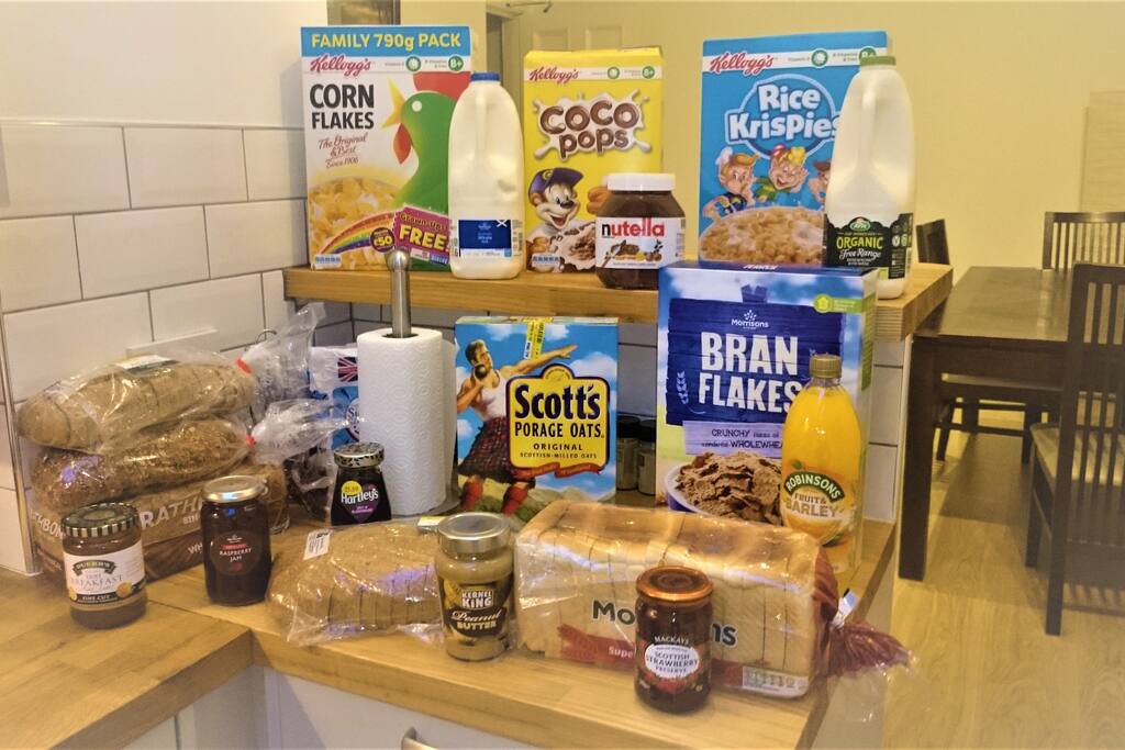 Continental breakfast included