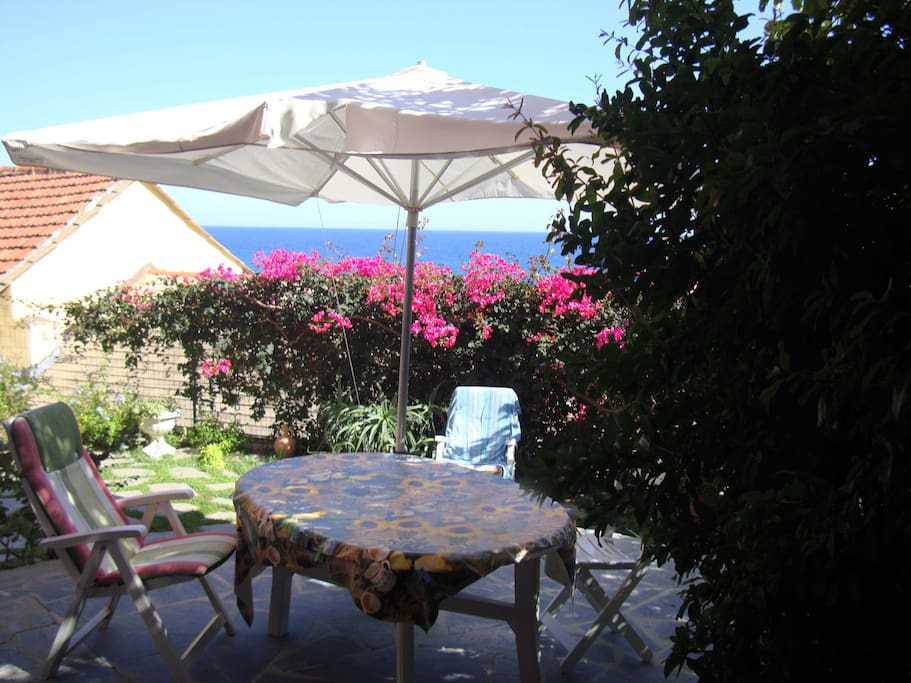 Porzione giardino vista mare