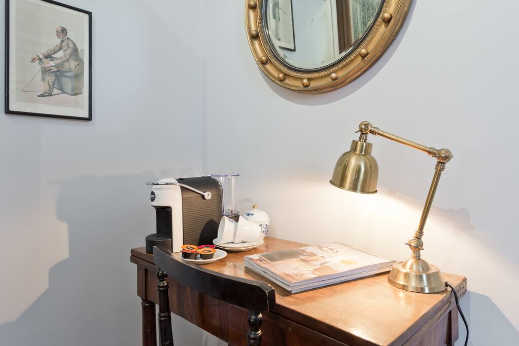 Desk area - free WiFi & coffee