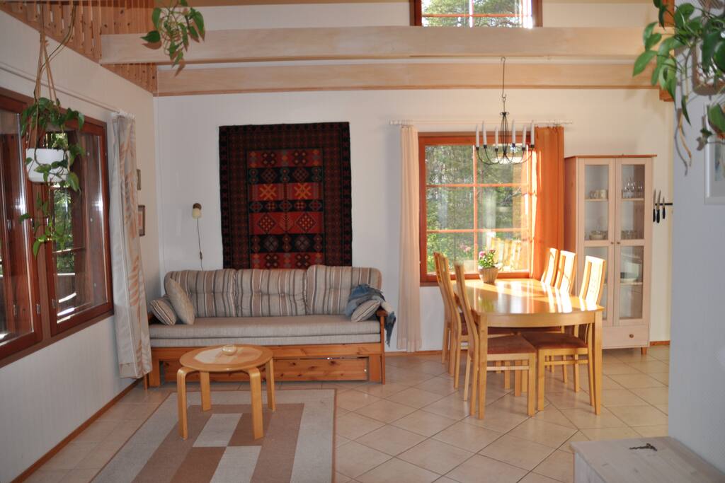 living room to west