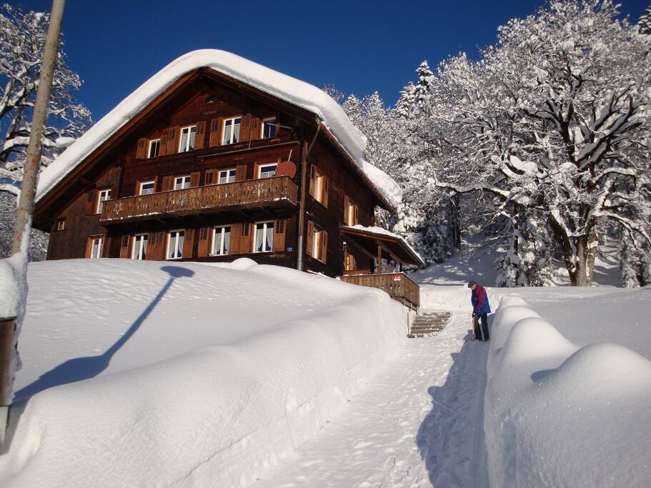 Haus Hunduren im Winterkleid!
