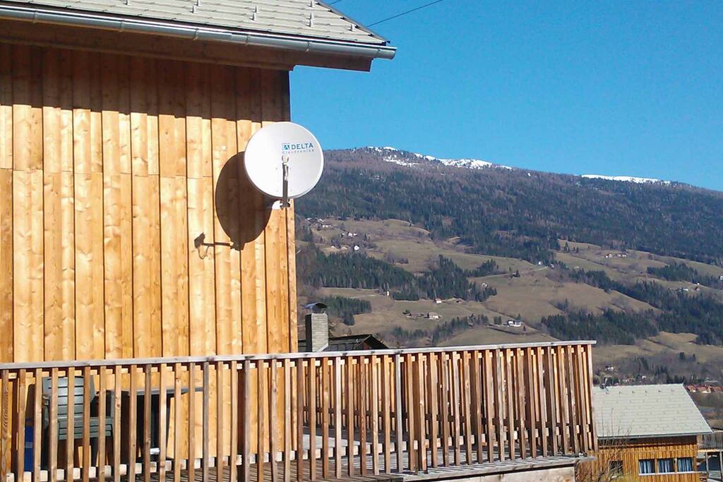View over the mountains