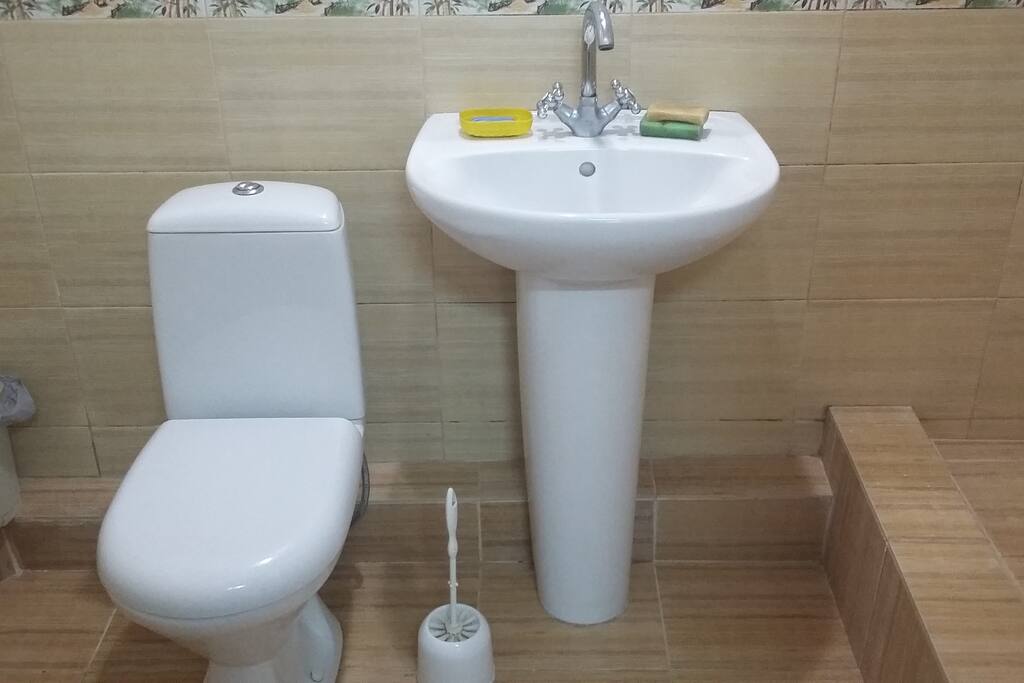 Туалет с душем