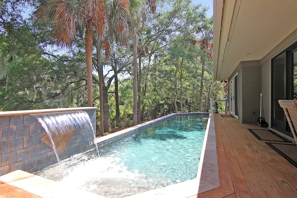 Private Pool Waterfall