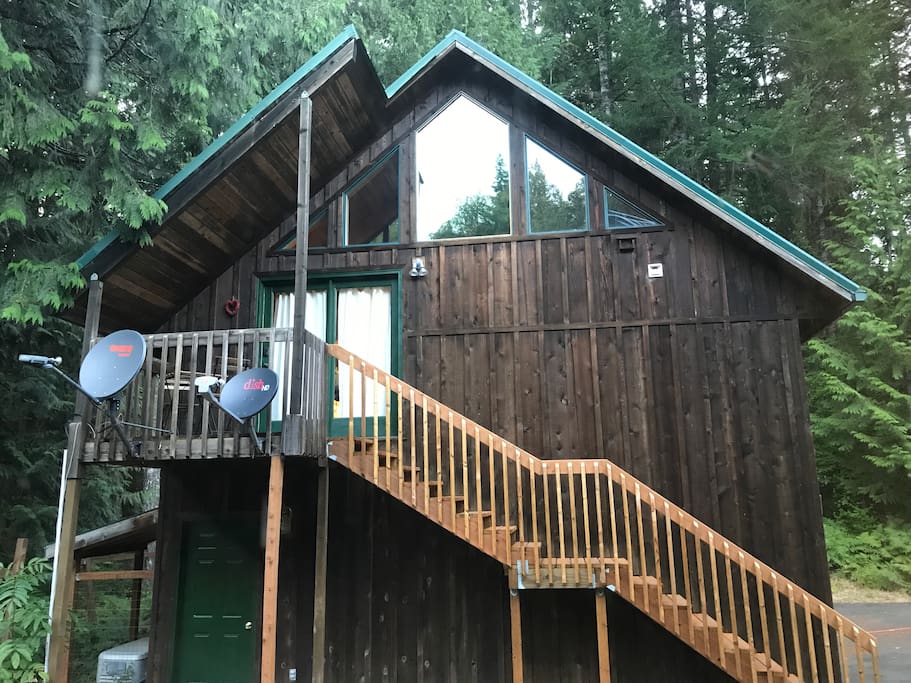 Front door, outside private entrance