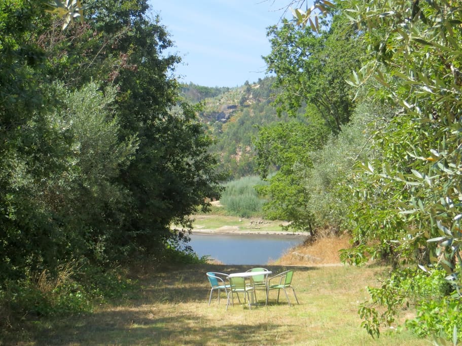 View from the caravans