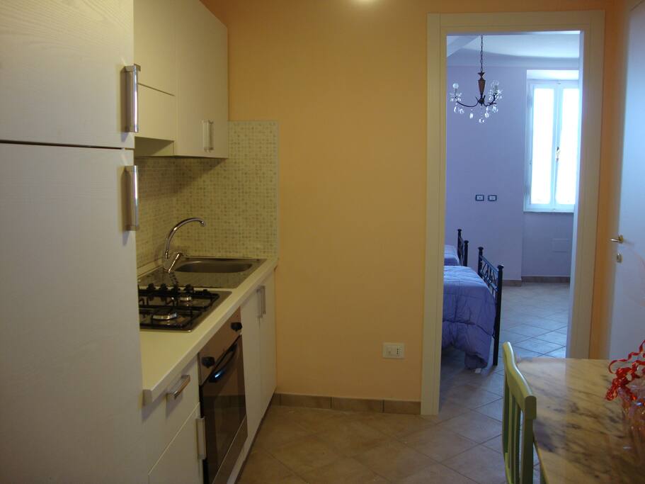 soggiorno/cucina e camera da letto