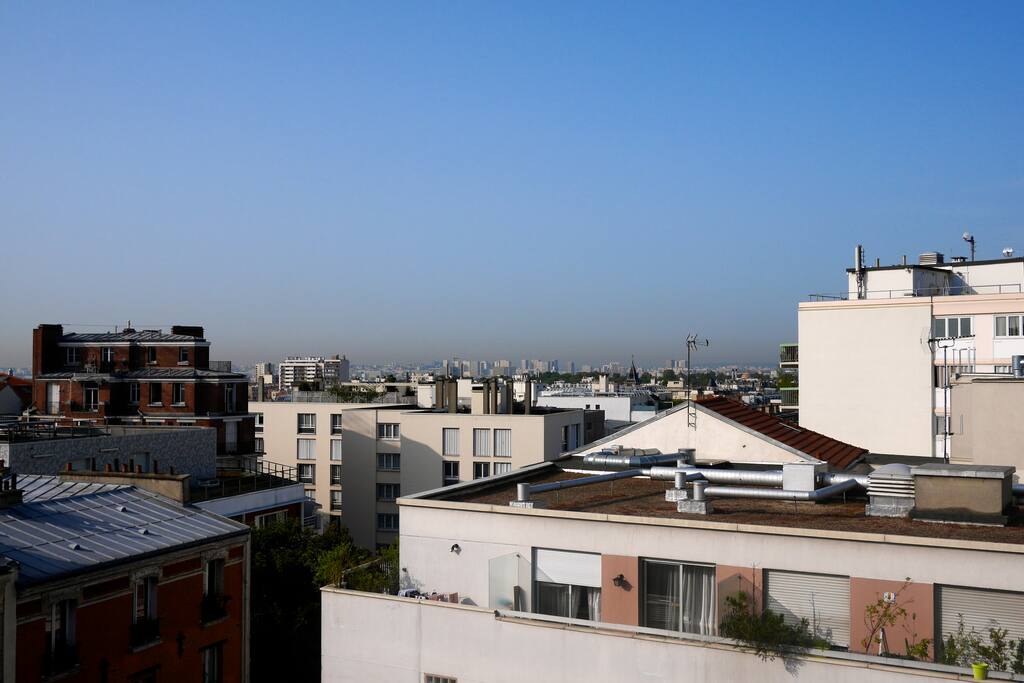 Vue de l'appartement, côté nord-ouest