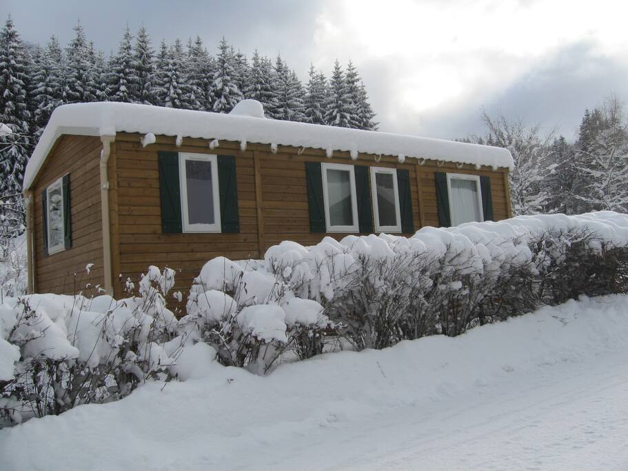 L'arrière du bungalow