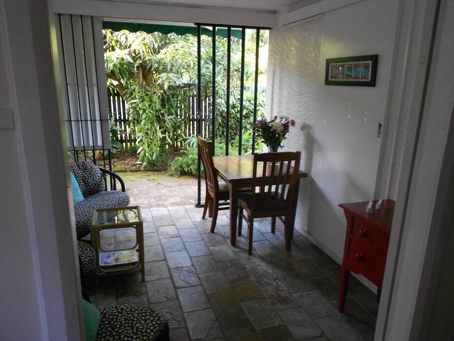 Eat breakfast or relax with a cuppa on the veranda