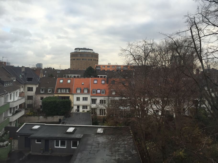 Nice view on the famous "Wasserturm-Hotel"