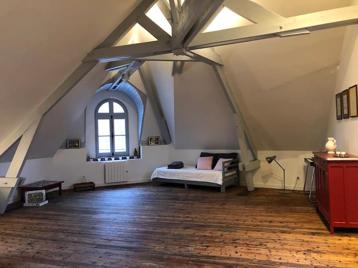 Appartement chaleureux en centre ville de Crépy