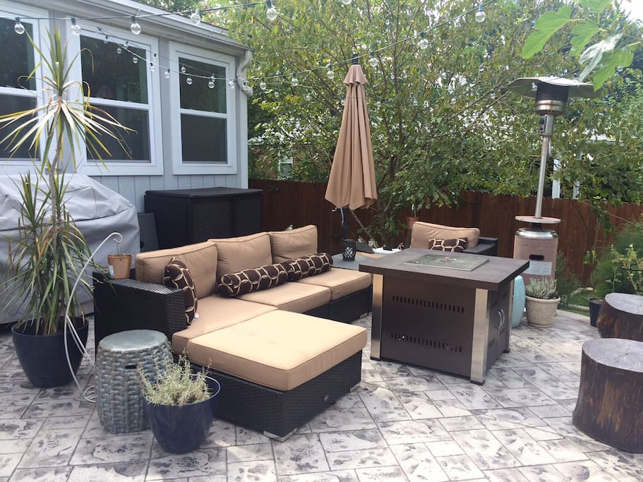 Backyard patio