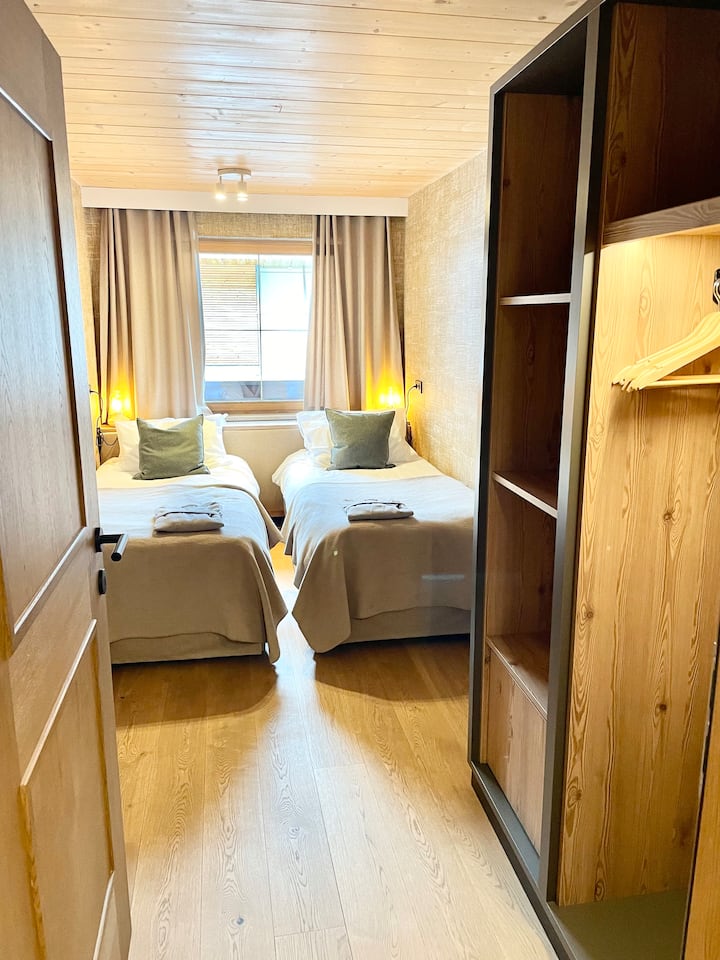 All bedrooms can be set with a King bed or two single beds 