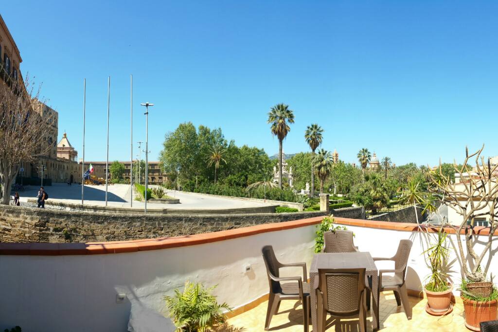 Panorama dalla terrazza