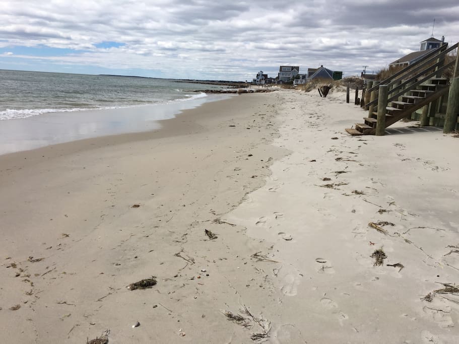 Miles of beach.