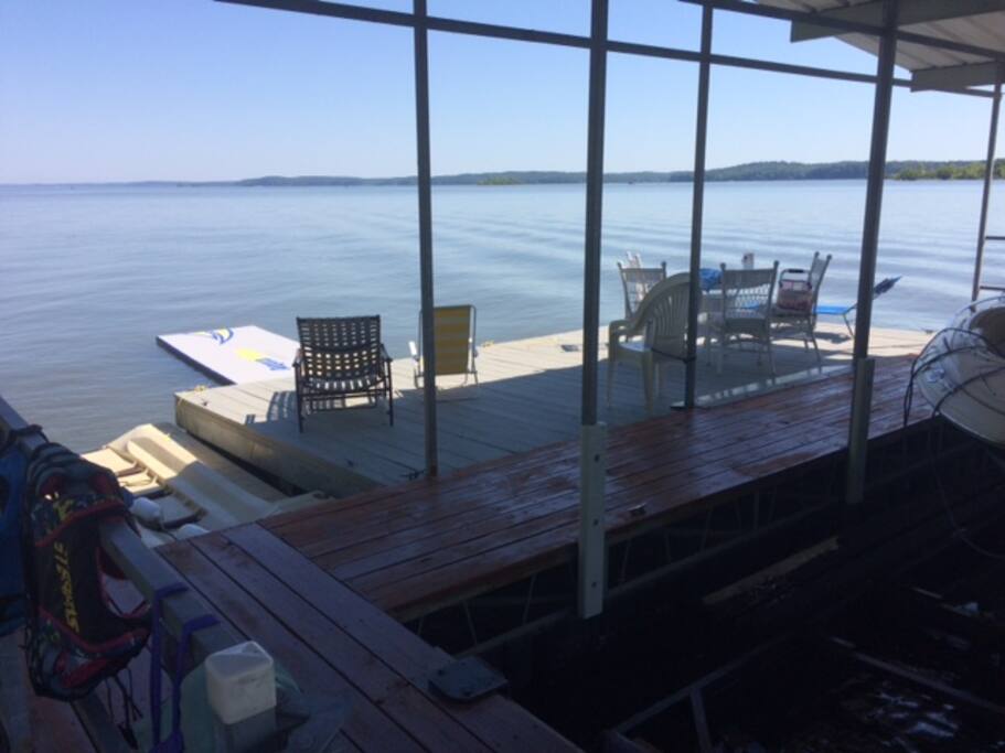 Swim platform and view