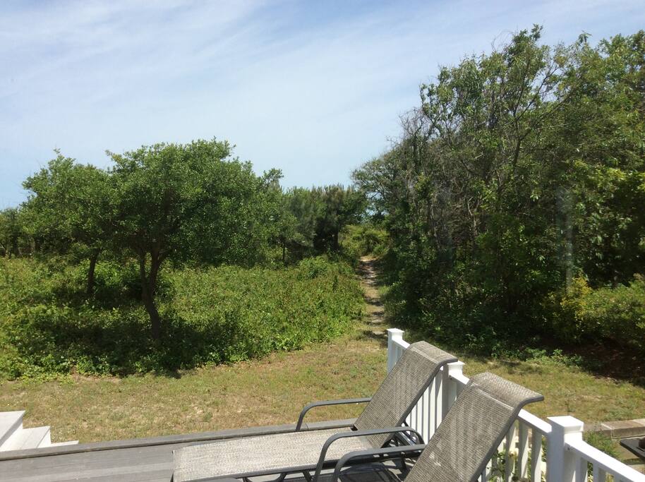 Private pathway to the beach.