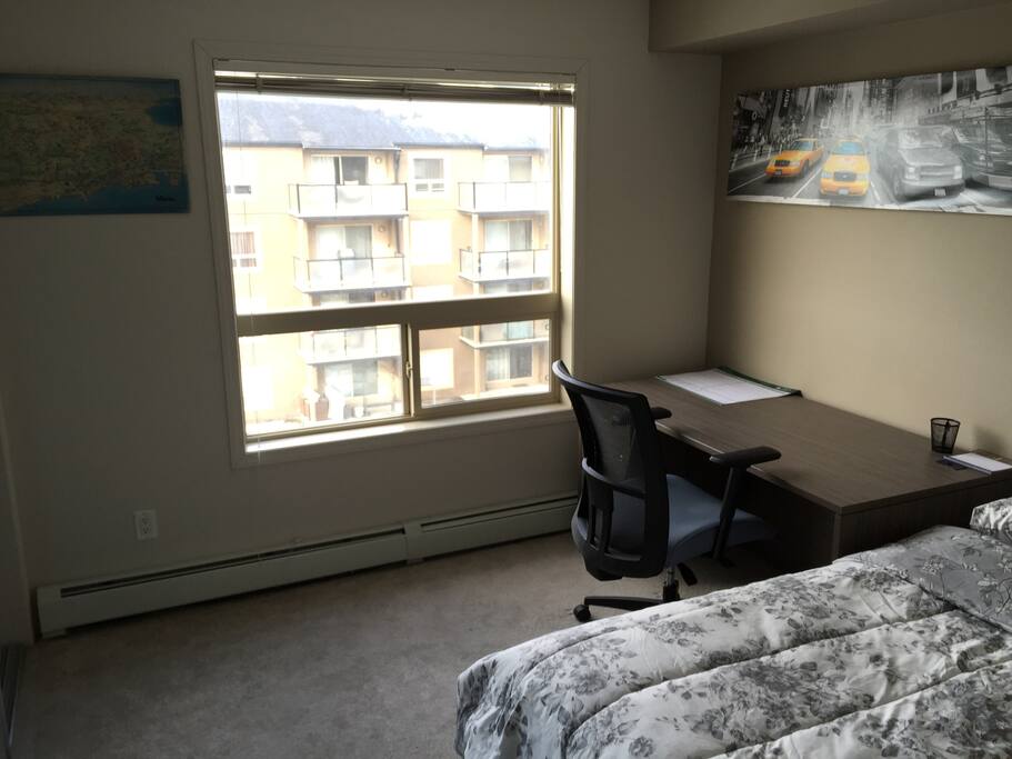Large desk to do all the work you need