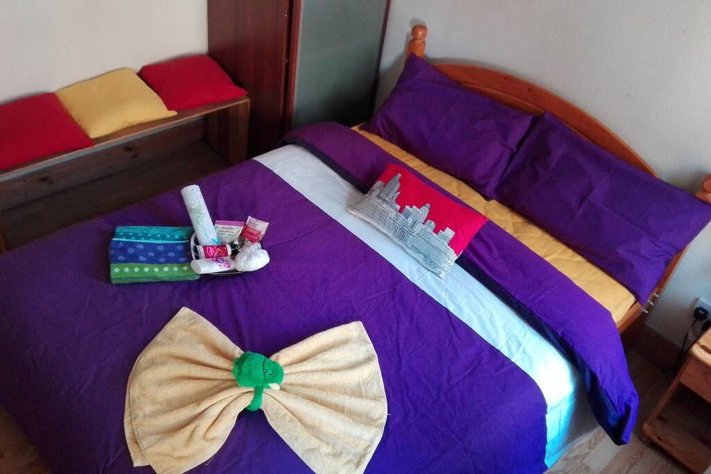 the bedroom