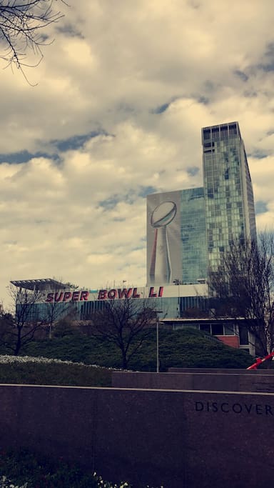 Taken Saturday 1/21 from Discovery Green of the new Marriott Marquis downtown which is about a 5min walk away.