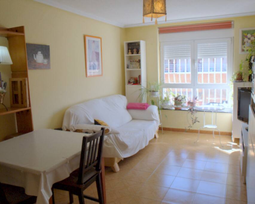 Living room. Salón comedor.