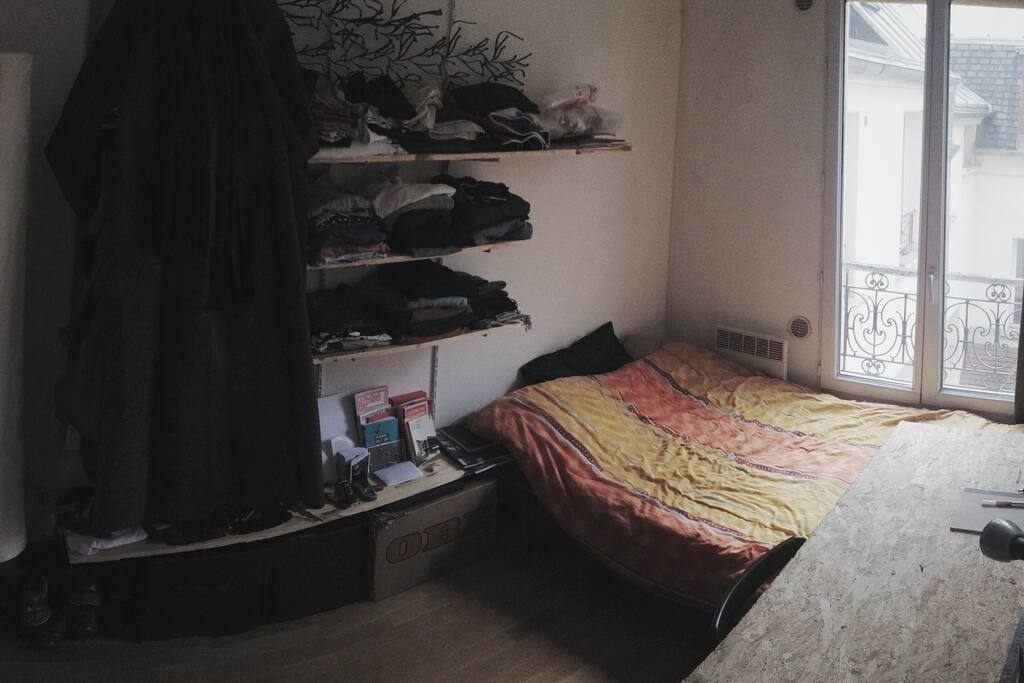chambre exposé Sud.