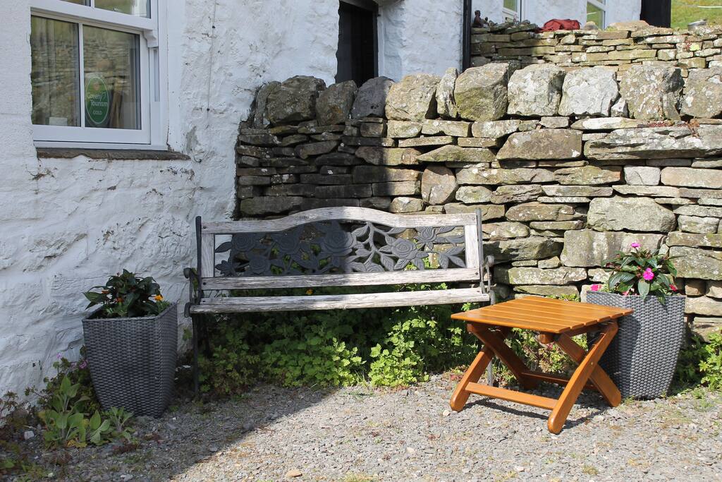 This is a lovely spot to sit outside in the morning sunshine.