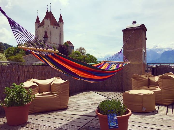 Rooftop with a breathtaking view and friendly host