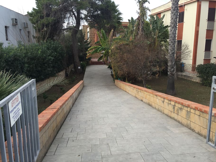 entrata da Viale Lido di Noto