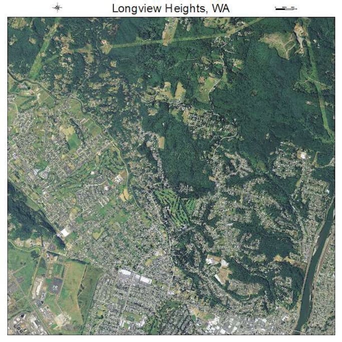 Here's a good overview of the town! Lush green from the rain during rainy Months.
