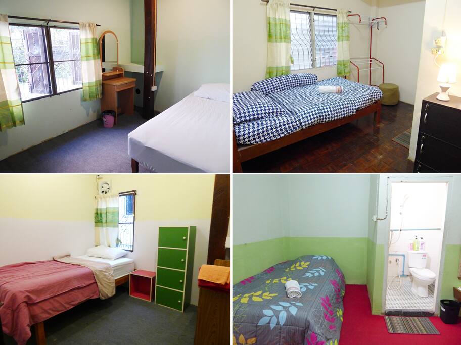 Please note that other single rooms may also be available; please ask if you prefer any of the other rooms, some have private bathrooms.