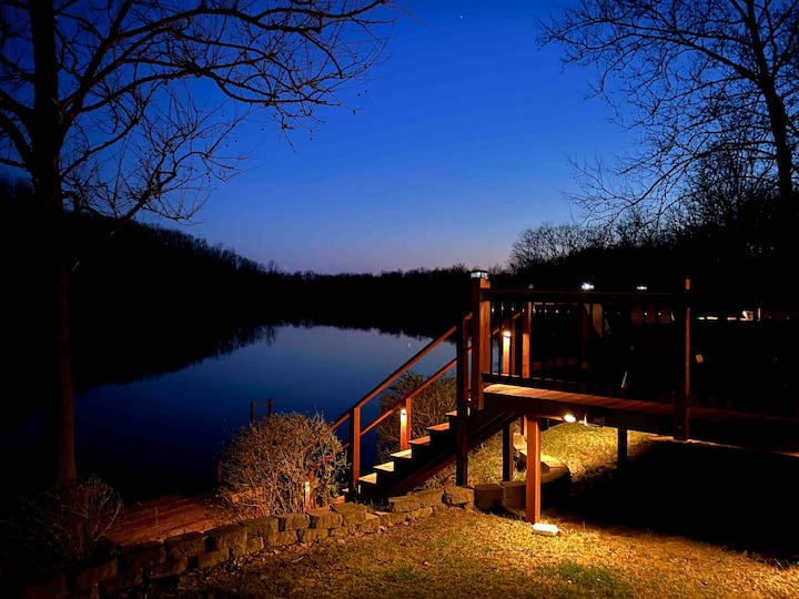 Sparkling Springs Cabin at Kickapoo State Park - Cabins for Rent in ...
