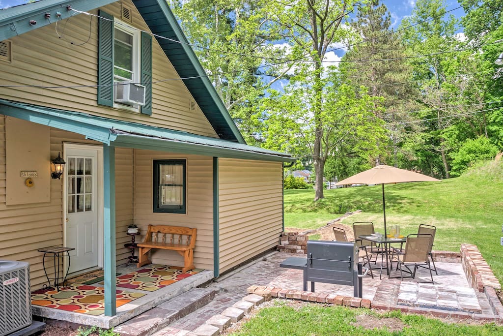 Spend the bulk of your stay relaxing on the back patio!