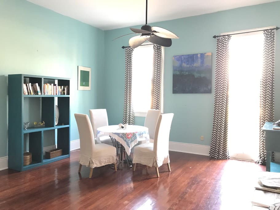 Dining Room with all the light!