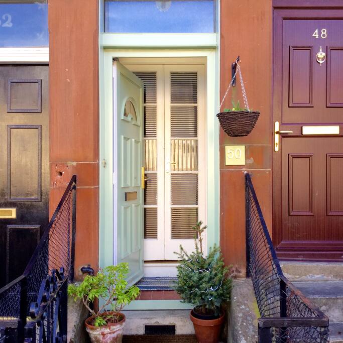 Main door flat, on the first floor.