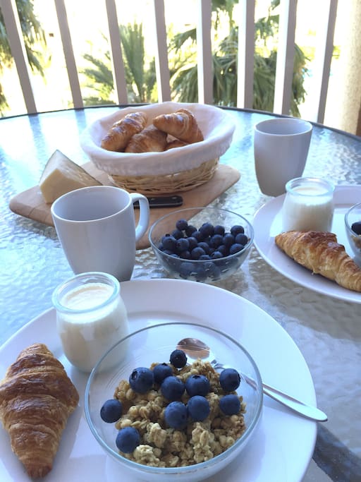 Breakfast on the terrace