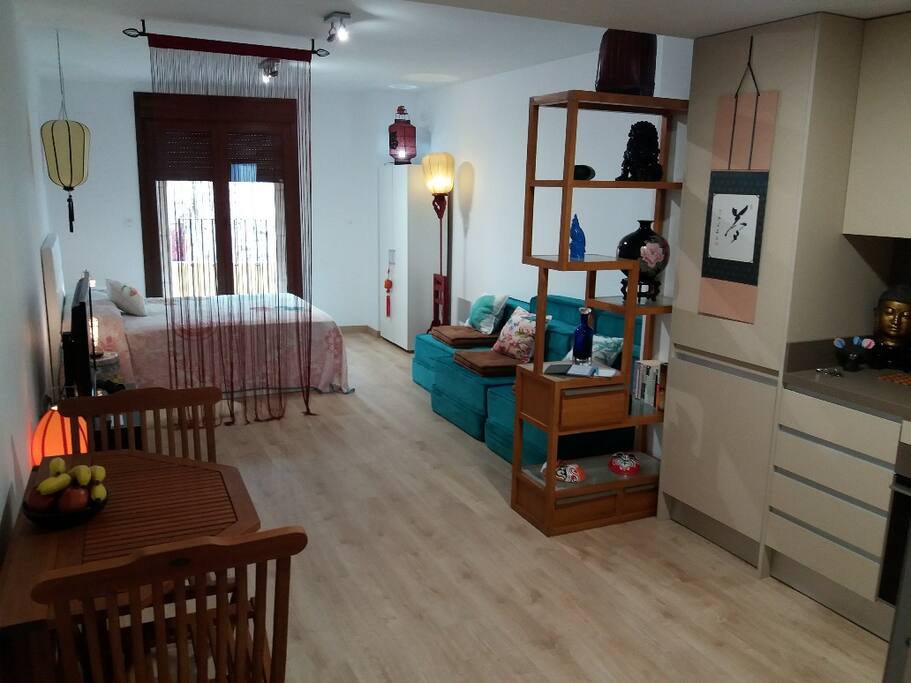 cocina y salón