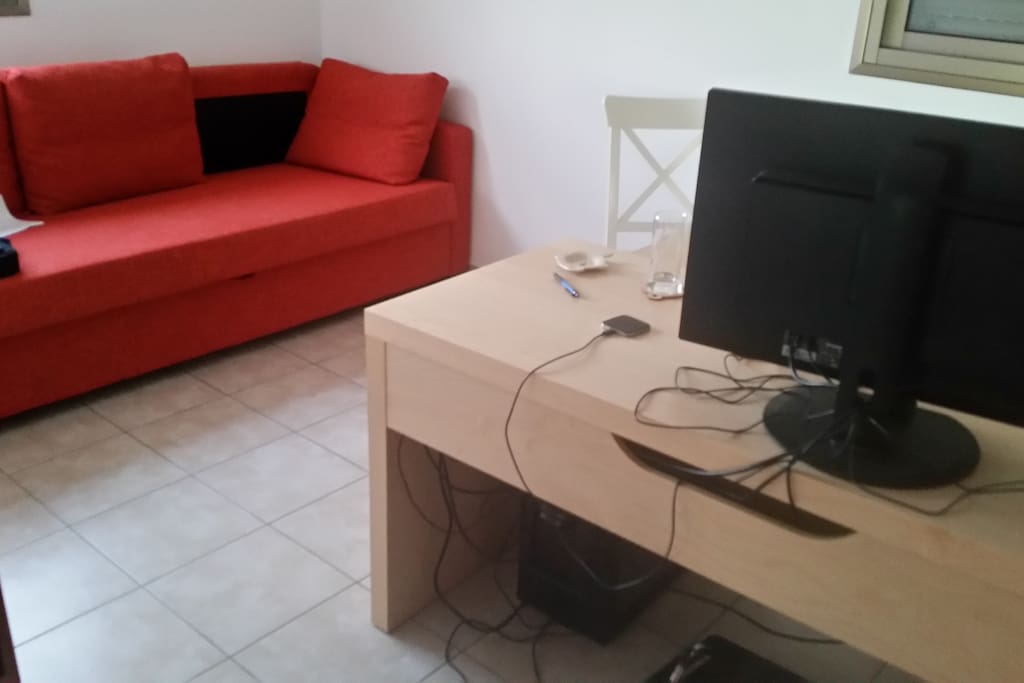 Room 2 - Working Room + Double opening sofa